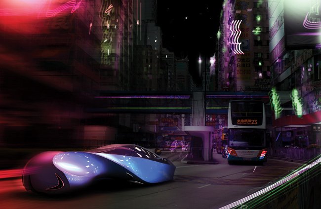 Автомобиль будущего от Томаса Ларсена (6 фото)
