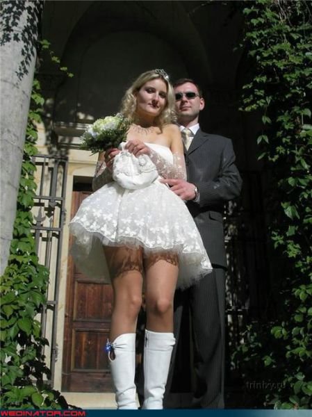 Смешные свадебные фотографии (68 фото)