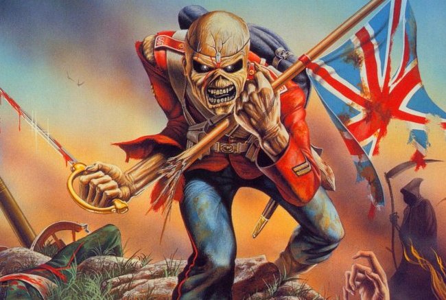 Iron Maiden - персонаж с обложки их альбомов