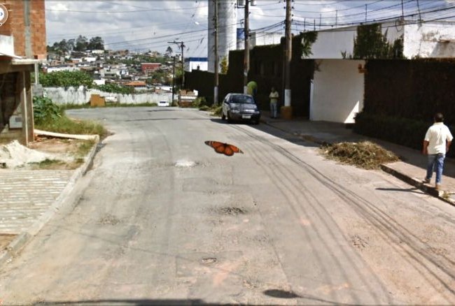 Интересные кадры, найденные на Google Street View (58 фото)