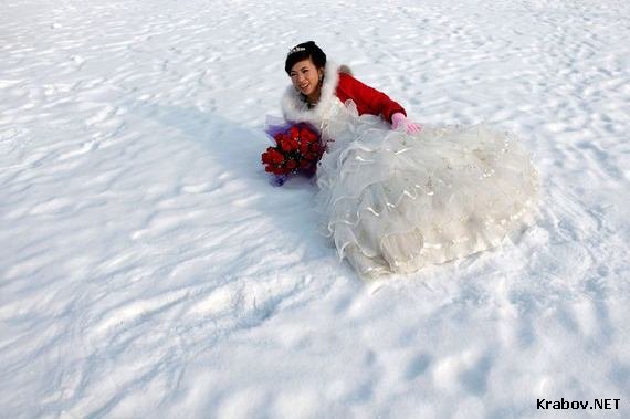 Фестиваль скульптуры из снега и льда в Харбине (50 фото)