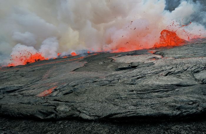 Кратер вулкана Nyiragongo (28 фото)