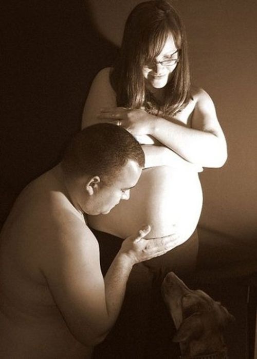 Странные фотографии беременных (41 фото)