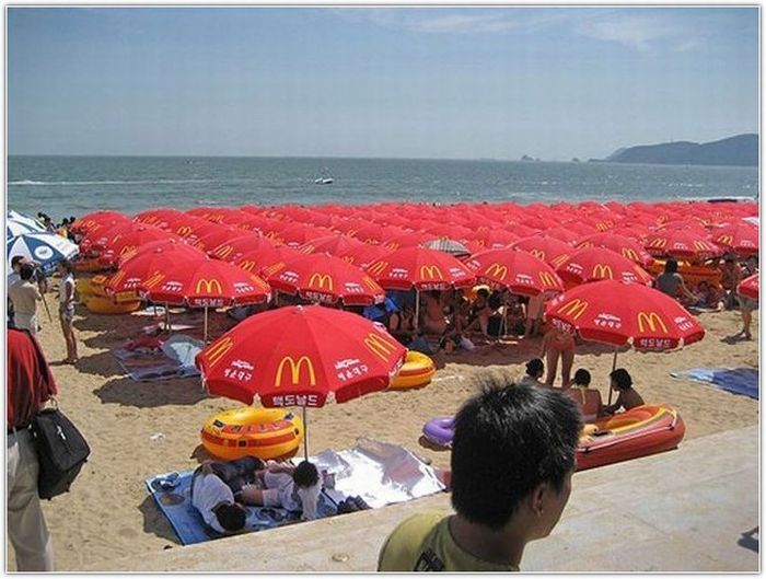 Пляж в Южной Корее (12 фото)