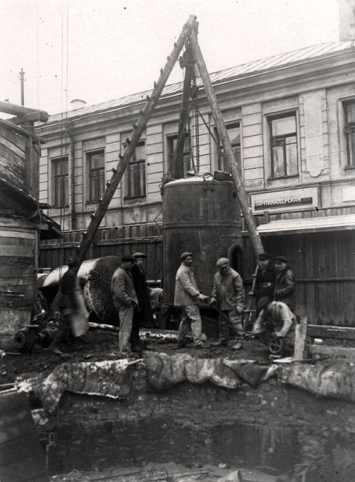 Как строили первую очередь Московского метрополитена (74 фото)