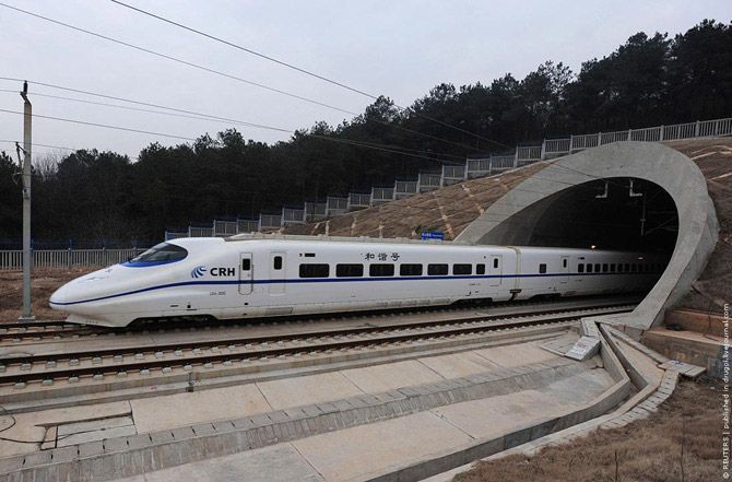 Китайские скоростные поезда (18 фото