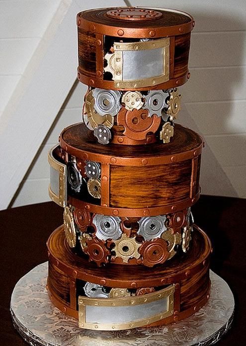 Самые необычные свадебные торты (11 фото)