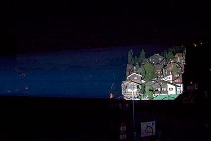 Оптическая иллюзия в Альпах (15 фото)