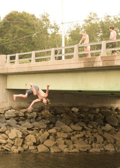 Прыжки с моста (20 фото)