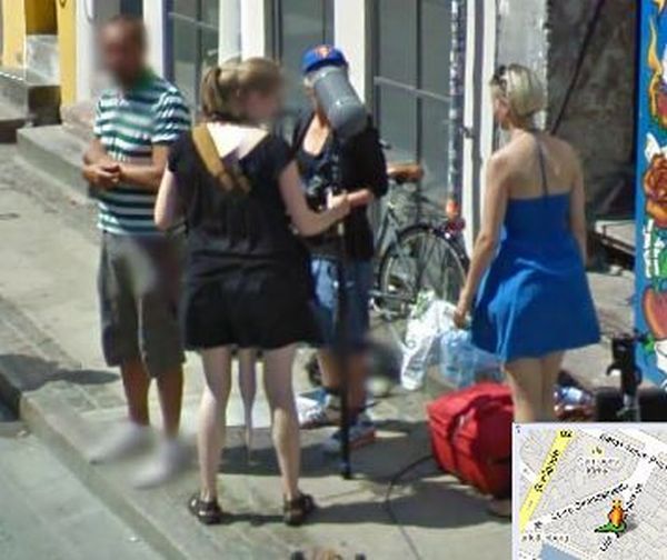 Странные кадры с Google Street View (40 фото)