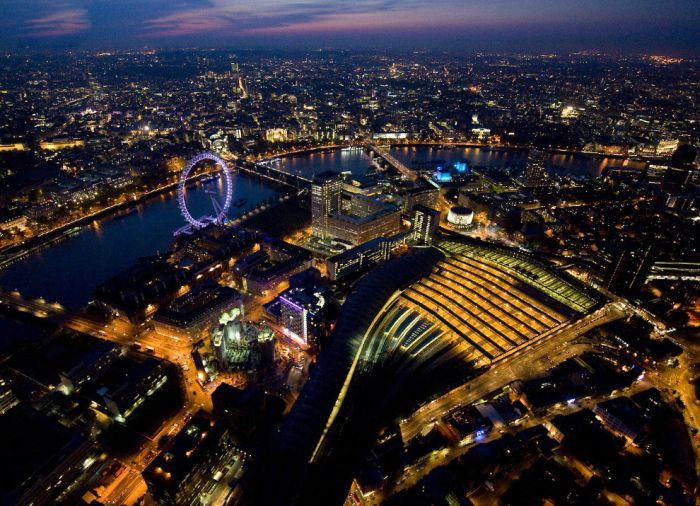 Лондон с высоты птичьего полета (27 фото)