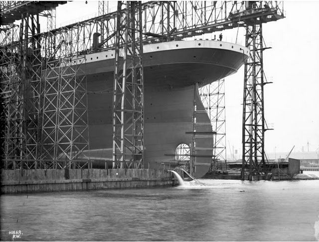 Уникальные фотографии постройки Титаника (17 фото)