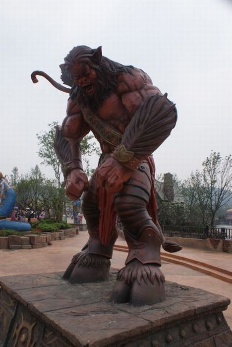 Тематический парк развлечений в Китае (40 фото)