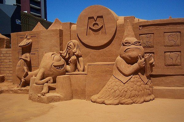 100 удивительных скульптур из песка (100 фото)