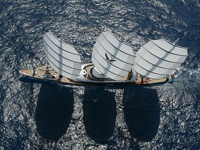 "Мальтийский сокол" - третья по величине яхта в мире (22 фото)