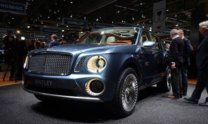 Компания Bentley показала свой новый внедорожник EXP 9 F (30 фото)
