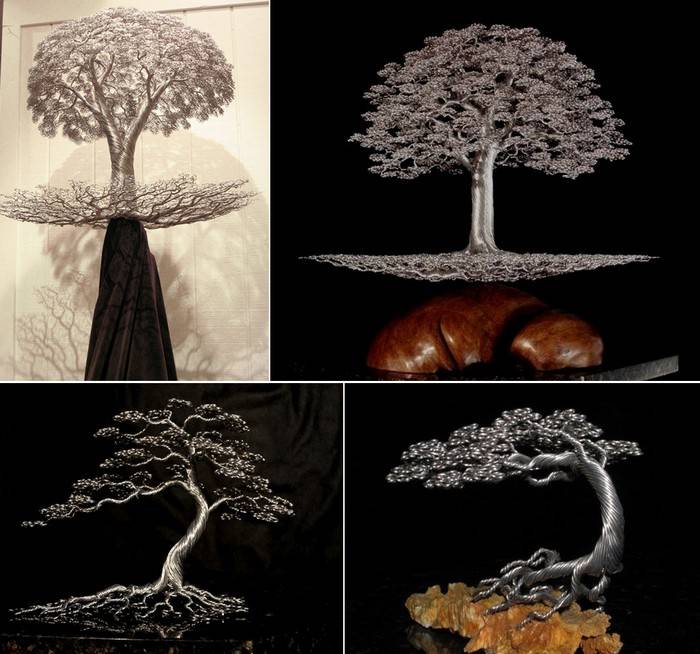Металлические деревья (7 фото)