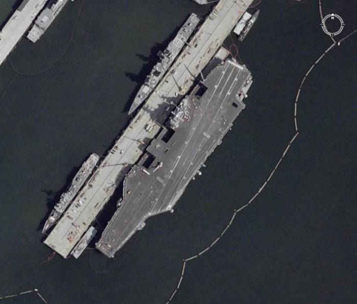 Американские военные базы - снимки со спутника (14 фото)