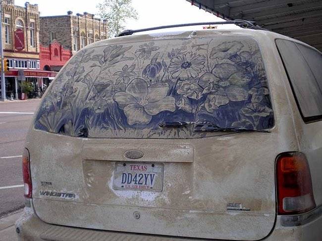Художества Скота Вейда на грязных авто (32 фото)