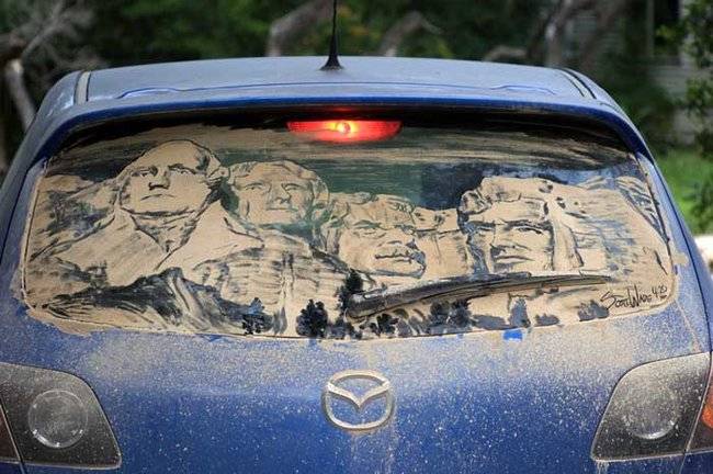 Художества Скота Вейда на грязных авто (32 фото)