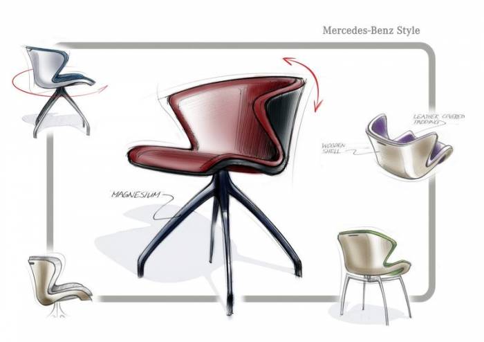 Компания Mercedes-Benz выпустила коллекцию мебели (8 фото)