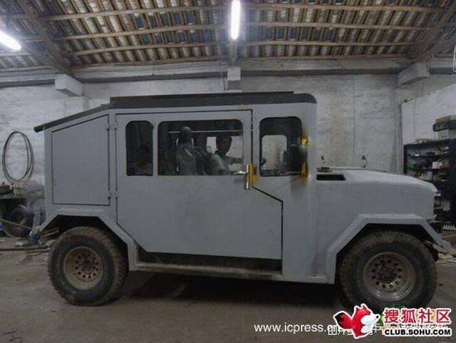 Китайский самодельный автомобиль (35 фото)