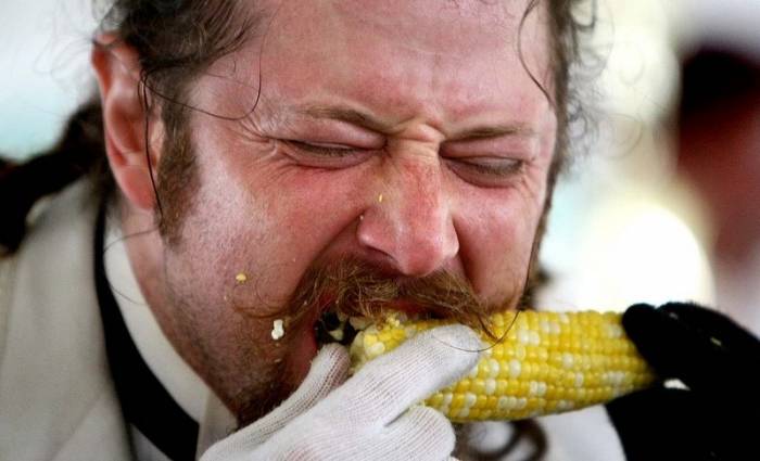 Чемпионат по поеданию кукурузы в США (15 фото)