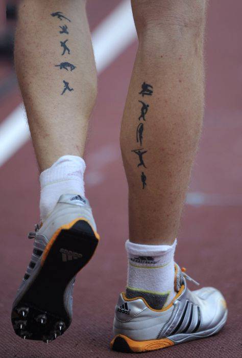 Спортивные татуировки (39 фото)