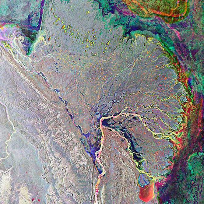 Как выглядят реки мира со спутника (20 фото)