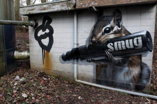 Самое реалистичное граффити в мире (26 фото)
