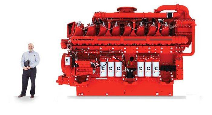 95-литровый дизельный двигатель от компании Cummins