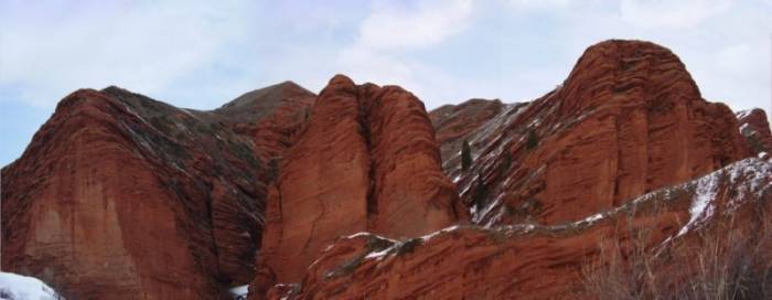 Семь быков - скалы Джети-Огуз (5 фото)