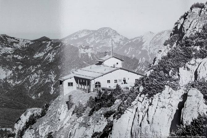 «Орлиное гнездо» – резиденция Гитлера на высоте 1834 м (43 фото)
