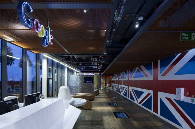 Офис Google в Лондоне (8 фото)
