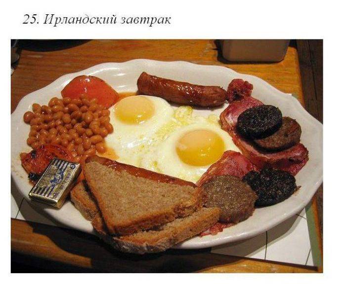 Завтраки в разных странах мира (50 фото)