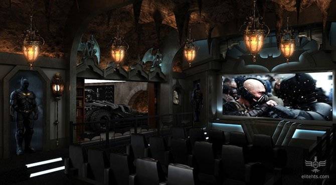 Кинотеатр – пещера Бэтмена (5 фото)