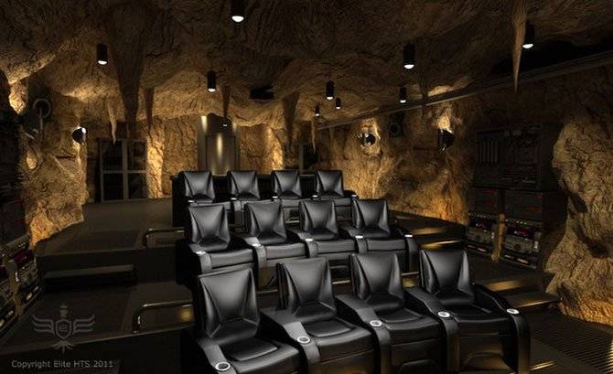 Кинотеатр – пещера Бэтмена (5 фото)