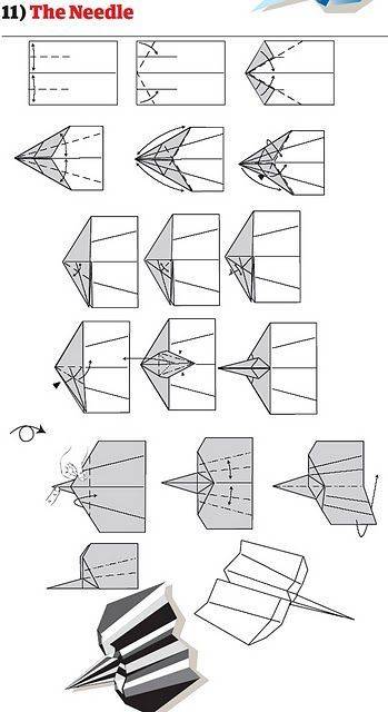 Бумажный самолетик разными способами (13 фото)