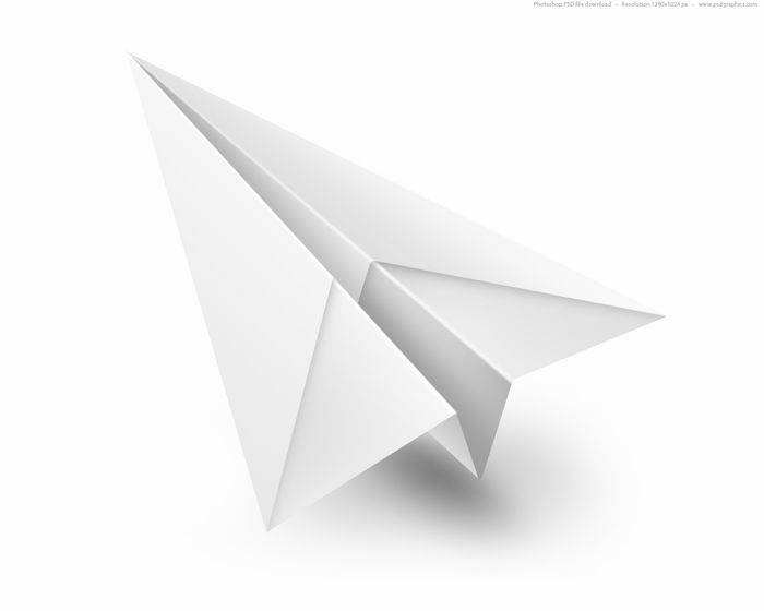 Бумажный самолетик разными способами (13 фото)