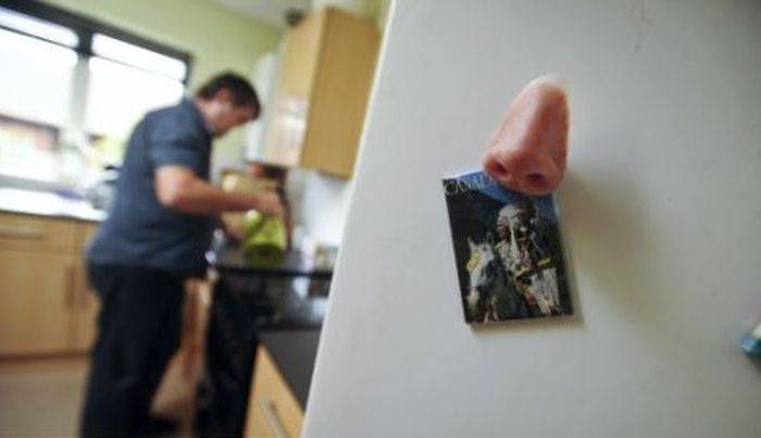 Самый необычный магнит для холодильника в мире (4 фото)