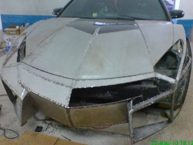 Украинец переделал свою машину в Lamborghini (53 фото)