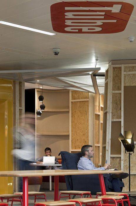 Офис-студия YouTube в шикарном офисе в Лондоне (21 фото)