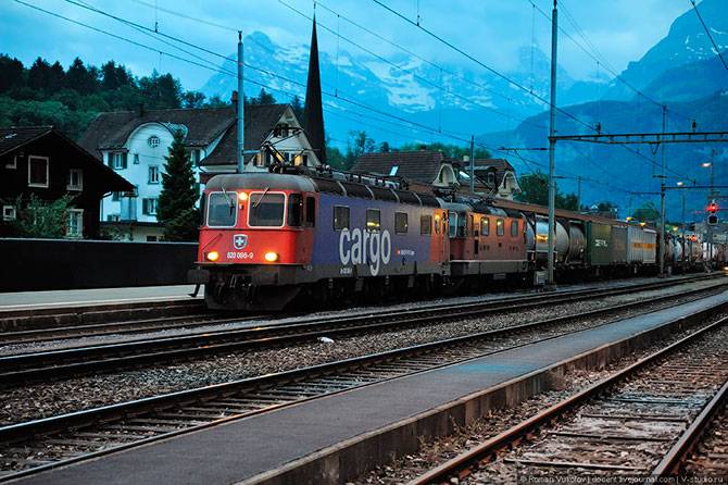 Железные дороги Швейцарии (39 фото)