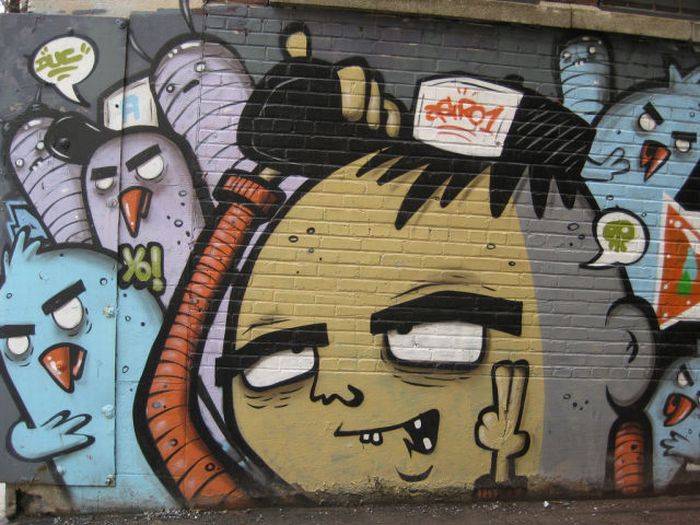 Подборка красивых граффити (65 фото)