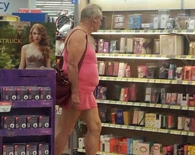 Забавные люди в американских супермаркетах (54 фото)