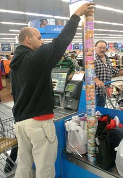 Забавные люди в американских супермаркетах (54 фото)