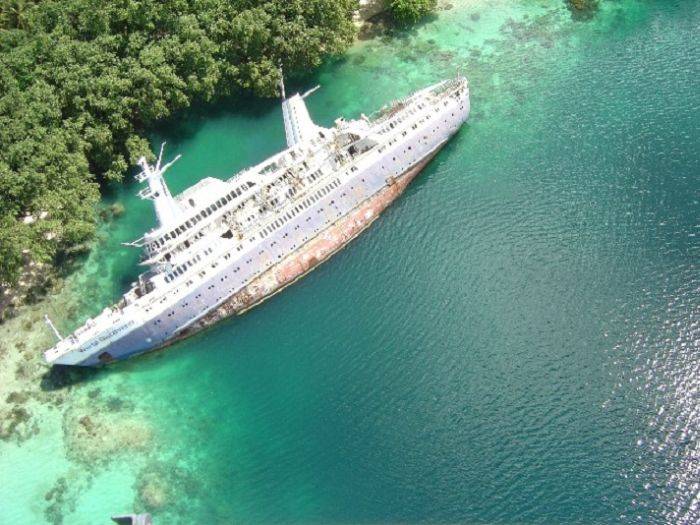 Круизный лайнер World Discoverer достопримечательность Соломоновых островов (15 фото)