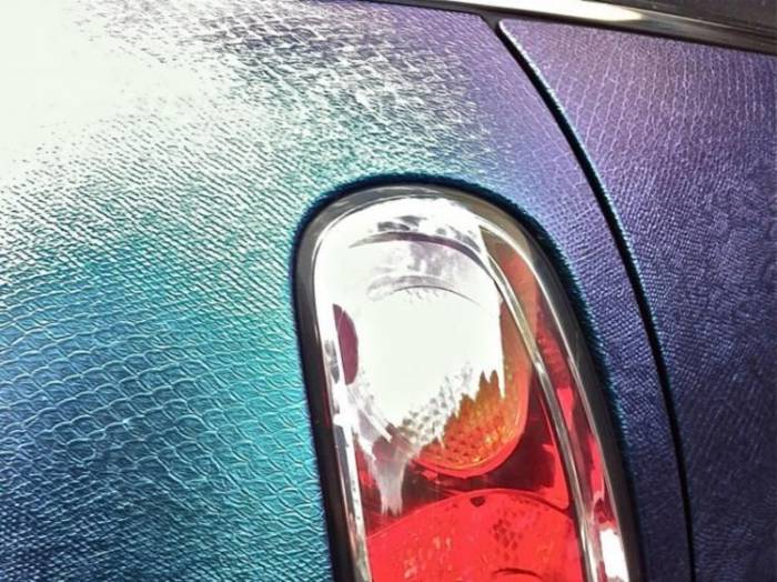 MINI Cooper Cabrio в змеиной коже (10 фото)