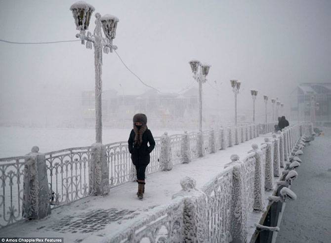 Село Оймякон – самый холодный населенный пункт в мире (21 фото)
