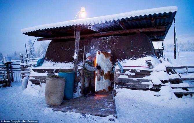 Село Оймякон – самый холодный населенный пункт в мире (21 фото)